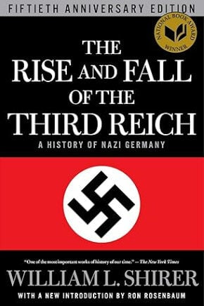 Rise and fall of the third reich book cover